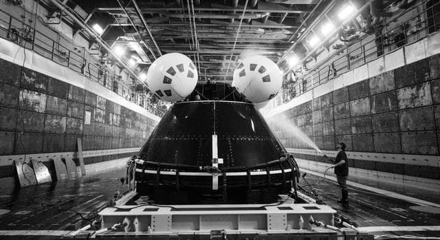 NASA image: NASA Artemis Undreway Recovery Test 12