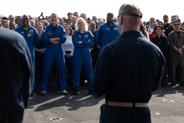 NASA image: NASA Artemis Undreway Recovery Test 12