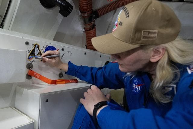 NASA image: NASA Artemis Undreway Recovery Test 12