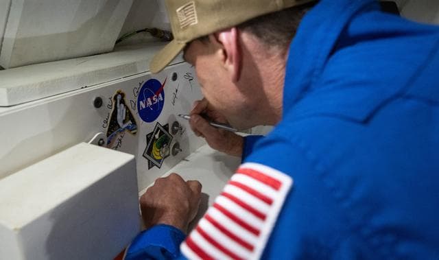 NASA image: NASA Artemis Undreway Recovery Test 12