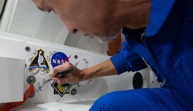 NASA image: NASA Artemis Undreway Recovery Test 12