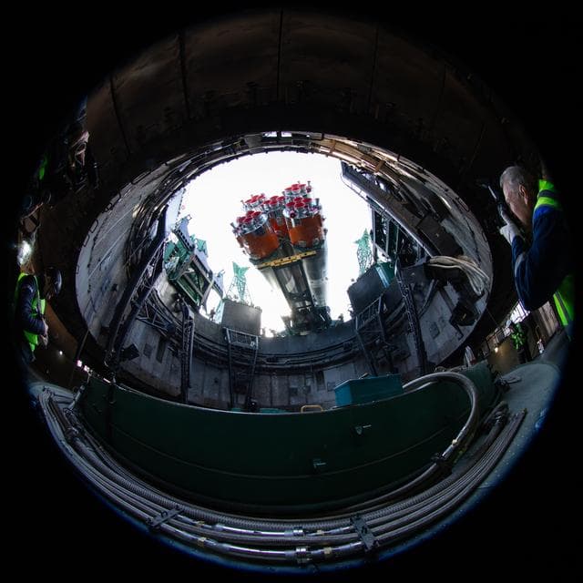 NASA image: Expedition 73 Soyuz Rollout