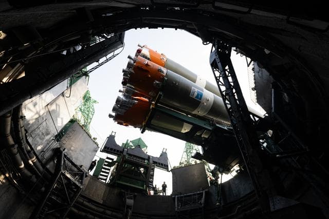 NASA image: Expedition 73 Soyuz Rollout