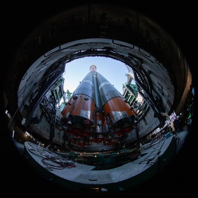NASA image: Expedition 73 Soyuz Rollout