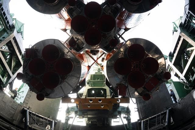 NASA image: Expedition 73 Soyuz Rollout