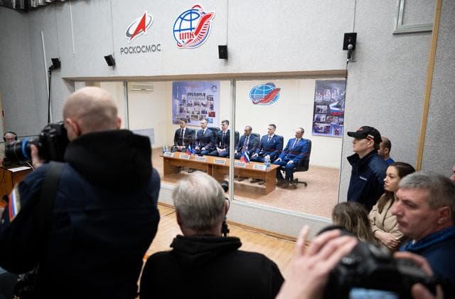 NASA image: Expedition 73 State Commission