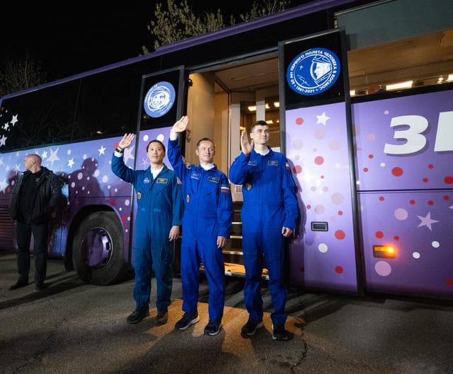 NASA image: Expedition 73 Cosmonaut Hotel Departure