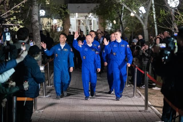 NASA image: Expedition 73 Cosmonaut Hotel Departure