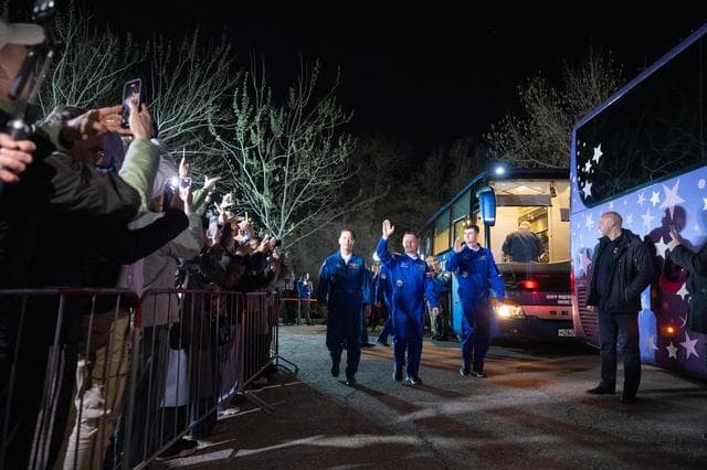 NASA image: Expedition 73 Cosmonaut Hotel Departure
