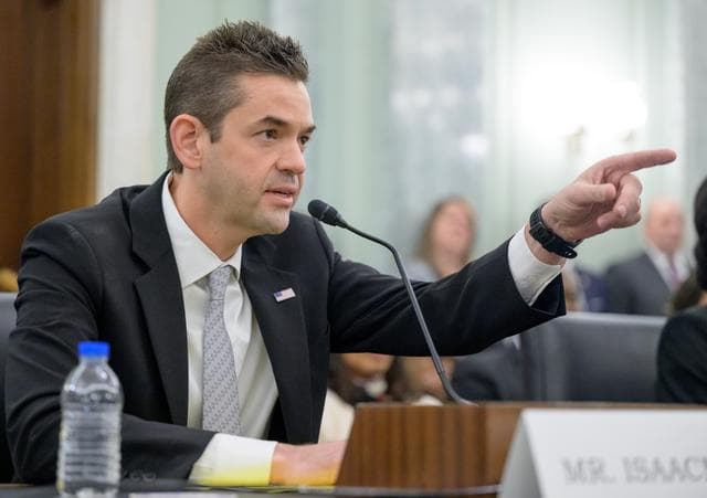 NASA image: Jared Isaacman Senate Confirmation Hearing