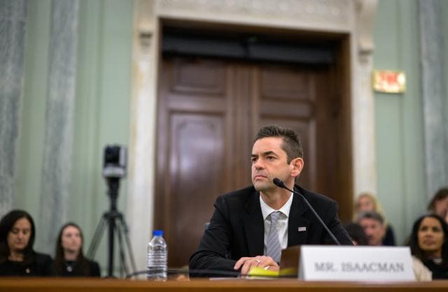 NASA image: Jared Isaacman Senate Confirmation Hearing
