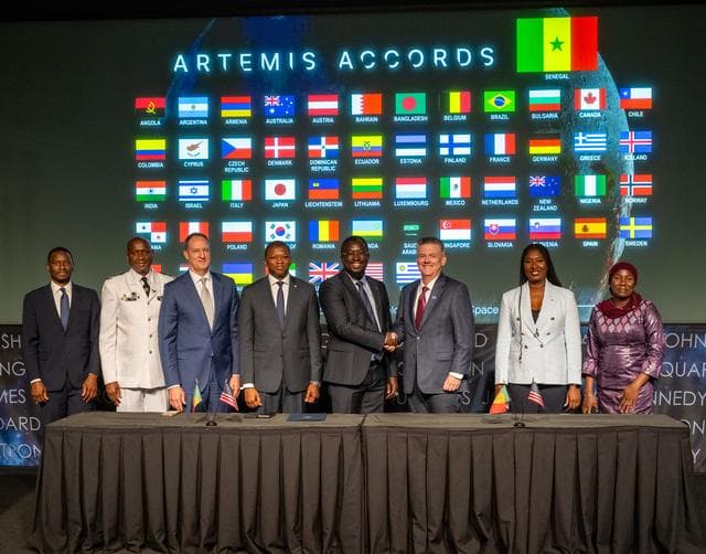 NASA image: Senegal Artemis Accords Signing