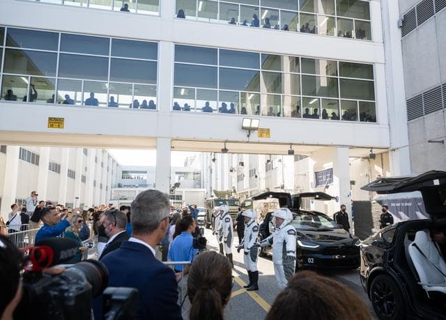 NASA image: NASA’s SpaceX Crew-11 Crew Walkout