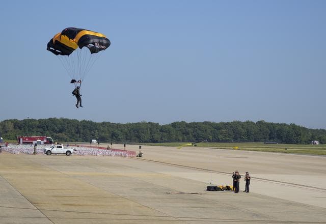NASA image: Astronaut Nick Hague Attends Joint Base Andrews Air Show