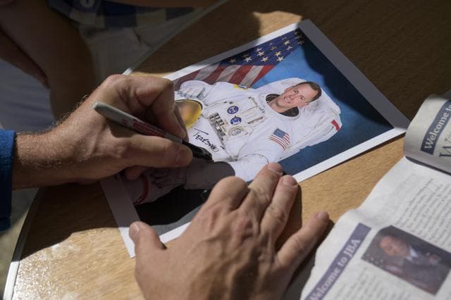 NASA image: Astronaut Nick Hague Attends Joint Base Andrews Air Show