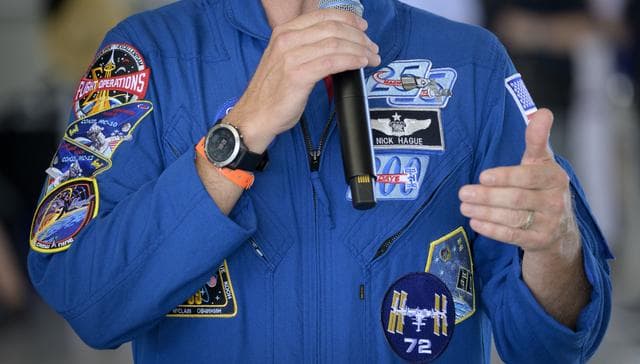 NASA image: Astronaut Nick Hague Attends Joint Base Andrews Air Show