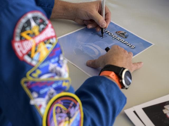 NASA image: Astronaut Nick Hague Attends Joint Base Andrews Air Show