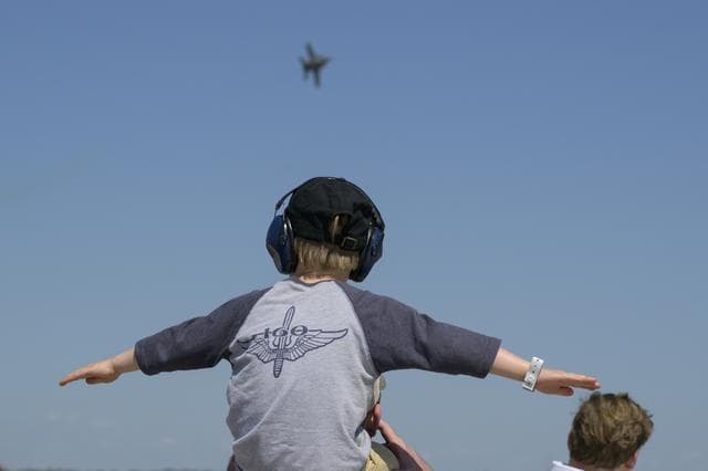 Astronaut Nick Hague Attends Joint Base Andrews Air Show