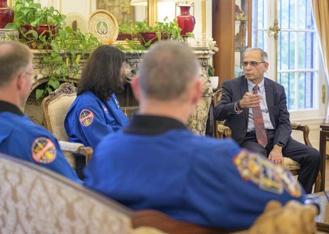NASA image: Expedition 72 Crew attend event at Indian Ambassadors’ Residen