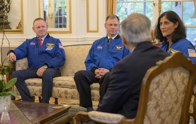 NASA image: Expedition 72 Crew attend event at Indian Ambassadors’ Residen