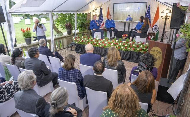 Expedition 72 Crew attend event at Indian Ambassadors’ Residen