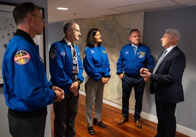 NASA image: Expedition 72 Astronauts at the Embassy of Slovenia