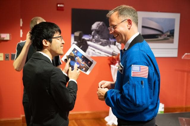 NASA image: Expedition 72 Astronauts at the Embassy of Slovenia