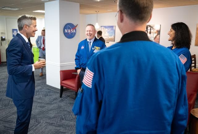 NASA image: Expedition 72 NASA Astronauts with Agency Leadership