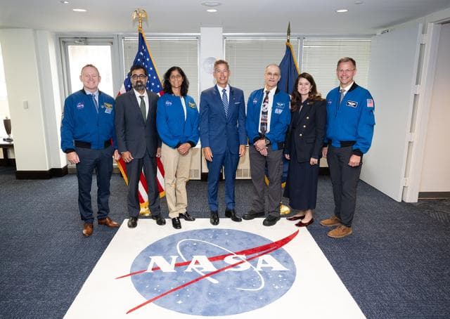 NASA image: Expedition 72 NASA Astronauts with Agency Leadership