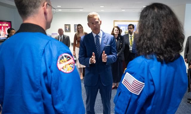 NASA image: Expedition 72 NASA Astronauts with Agency Leadership
