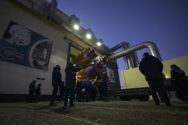 NASA image: Expedition 74 Soyuz Rollout