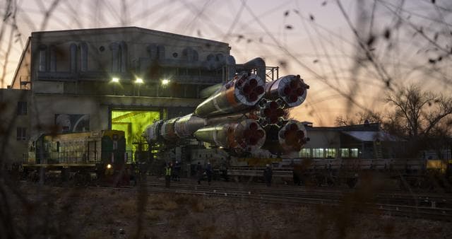 NASA image: Expedition 74 Soyuz Rollout