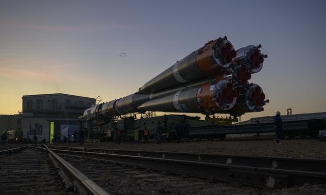 NASA image: Expedition 74 Soyuz Rollout
