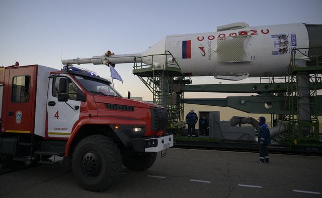 NASA image: Expedition 74 Soyuz Rollout