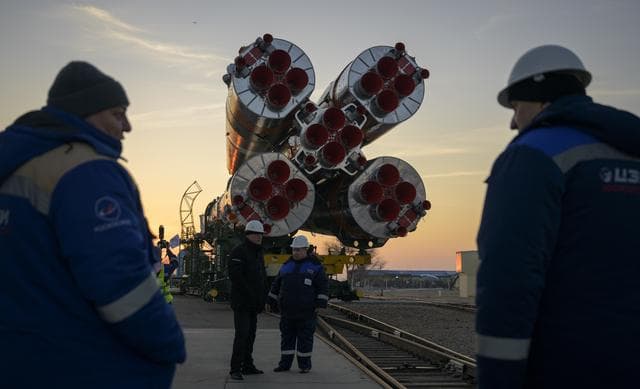 NASA image: Expedition 74 Soyuz Rollout
