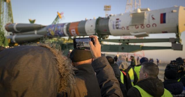 NASA image: Expedition 74 Soyuz Rollout