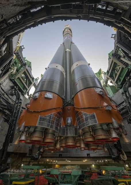 NASA image: Expedition 74 Soyuz Rollout