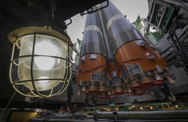 NASA image: Expedition 74 Soyuz Rollout