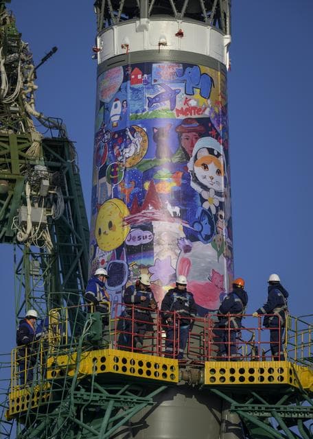 NASA image: Expedition 74 Soyuz Rollout