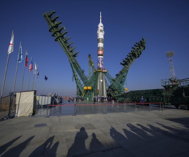 NASA image: Expedition 74 Soyuz Rollout