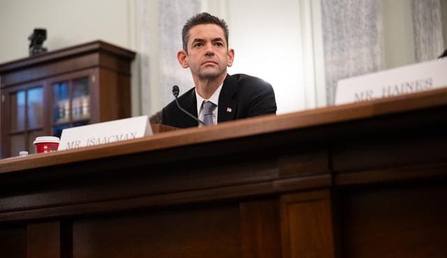 NASA image: Jared Isaacman Senate Confirmation Hearing