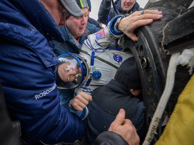 NASA image: Expedition 73 Soyuz Landing