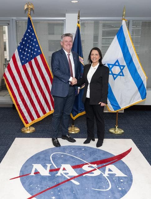 NASA image: NASA Leadership Meets with Israel’s Minister for Innovation, S