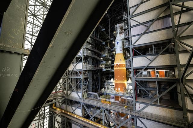 NASA image: Artemis II Rollout