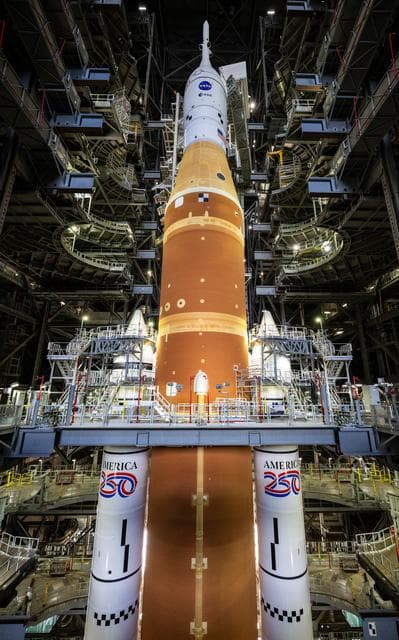NASA image: Artemis II Rollout