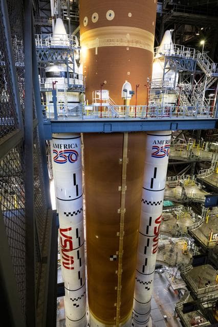 NASA image: Artemis II Rollout