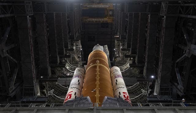 NASA image: Artemis II Rollout