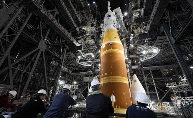 NASA image: Artemis II Rollout