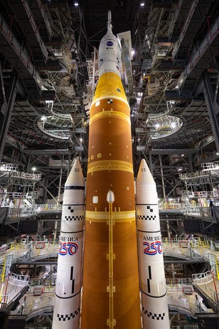 NASA image: Artemis II Inside VAB