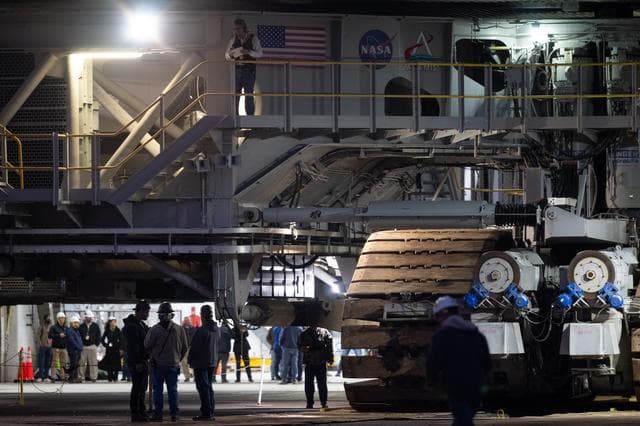 NASA image: Artemis II Rollout